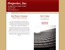 Tablet Screenshot of draperiesinc.com